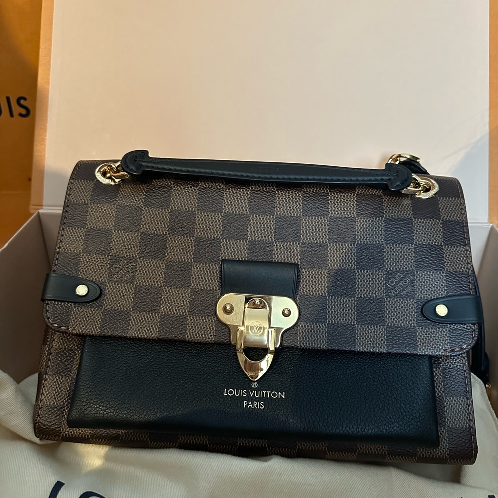 Louis Vuitton Checkered Baby Bag - Black and Brown